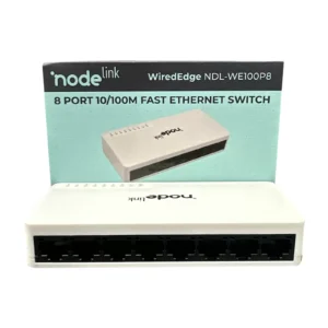 Node Link Power WIRED EDGE NDL-WE100P8 8 Port 10/100Mbps İnternet Dağıtıcı Kutu 8 Portlu Switch