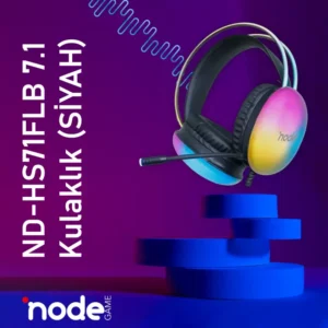 Node Game ND-HS71FLB 7.1 RGB Işıklı Gamer Oyuncu Kulaklık