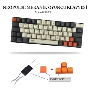 Gameagle Neopulse MK-63X1BAB Mekanik Işıklı Blue Switch Gamer Oyuncu Klavye