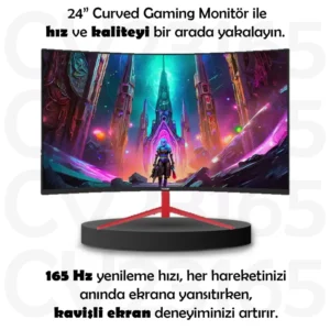 NODE GAME ND-CV23165 24'' inch 165HZ Curved Gaming Monitör