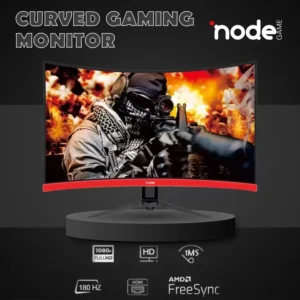 NODE GAME ND-CV27180RGB 27'' inç 180HZ RGB Işıklı Pivot Ayaklı Curved Gaming Oyuncu Monitör