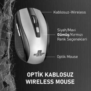 Steep Solid ST-WM02M Optik Kablosuz Wireless Mouse